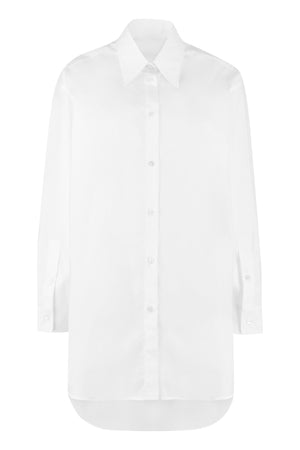 Camicia oversize in cotone-0